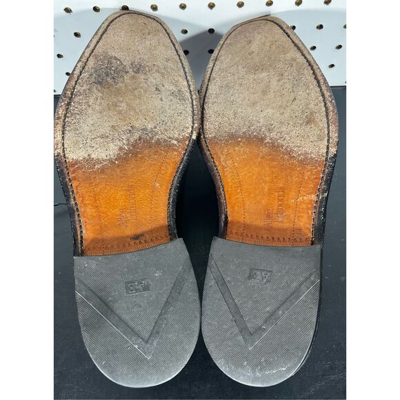 Allen Edmonds Soho Black Soho Cap Toe Lace Up Balmoral Size 8 1/2 - Picture 12 of 16